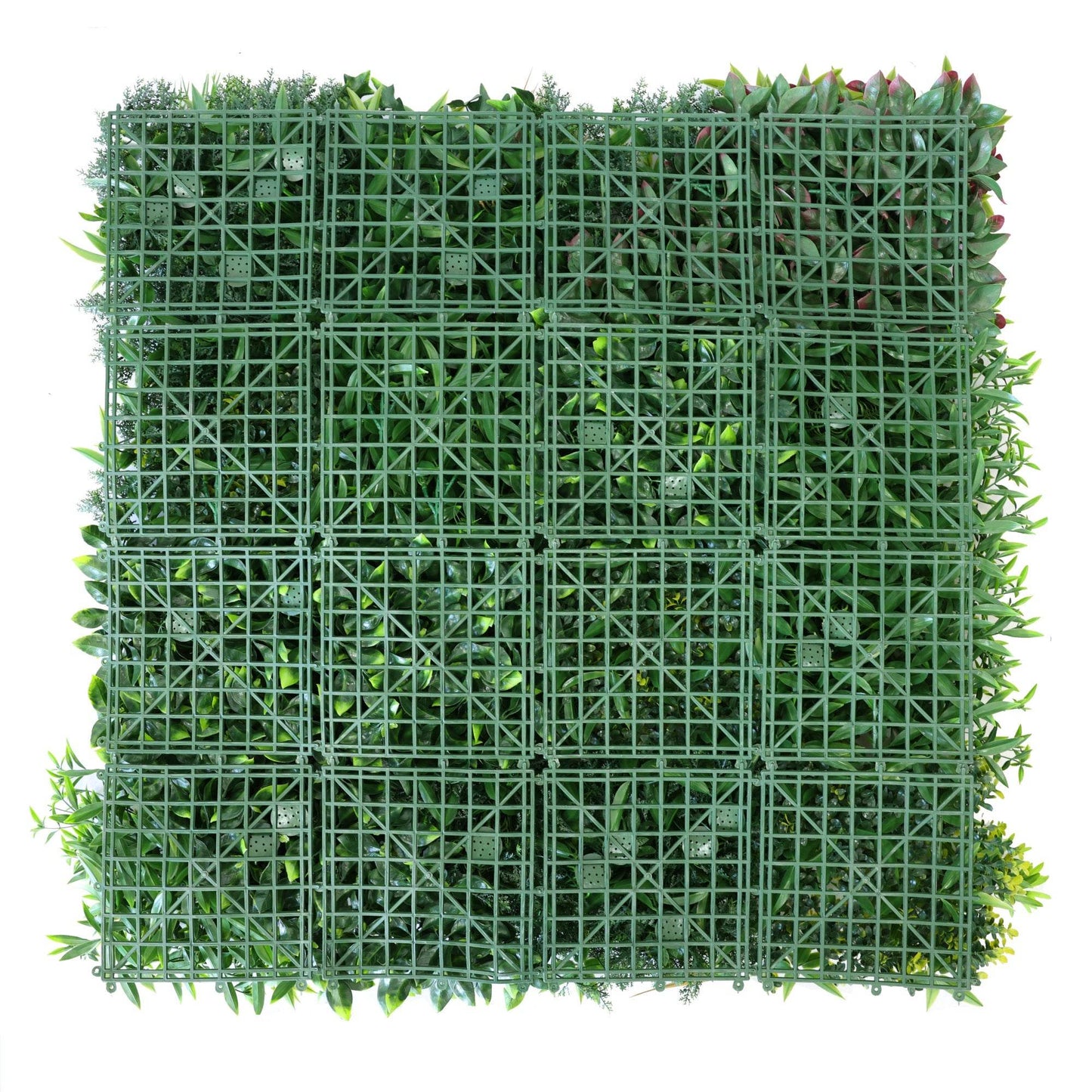 Premium Artificial Green Wall Panel 1m x 1m - Spring - Evergreenery