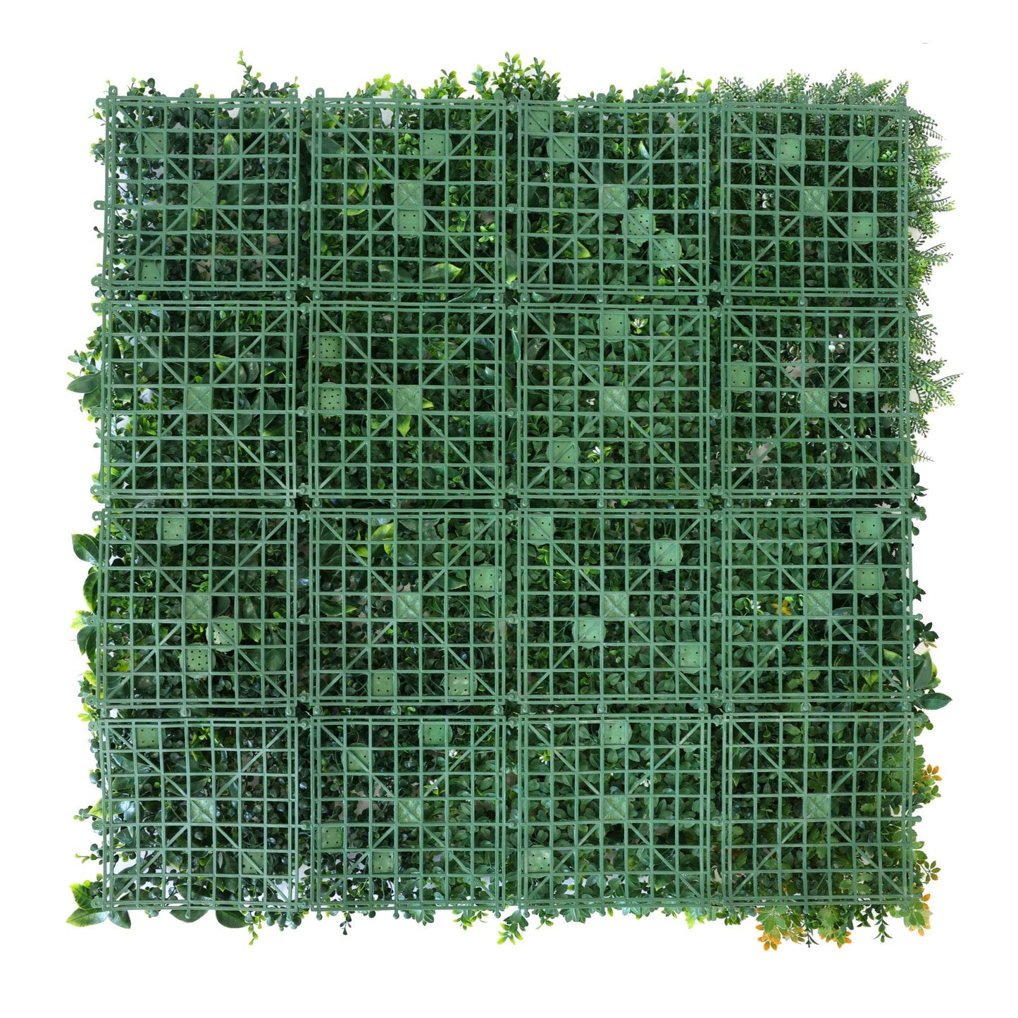 Premium Artificial Green Living Wall Panel 1m x 1m - Meadow - Evergreenery
