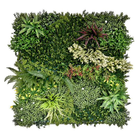 Premium Artificial Plants Green Wall Panel 1m x 1m - Gala A - Evergreenery