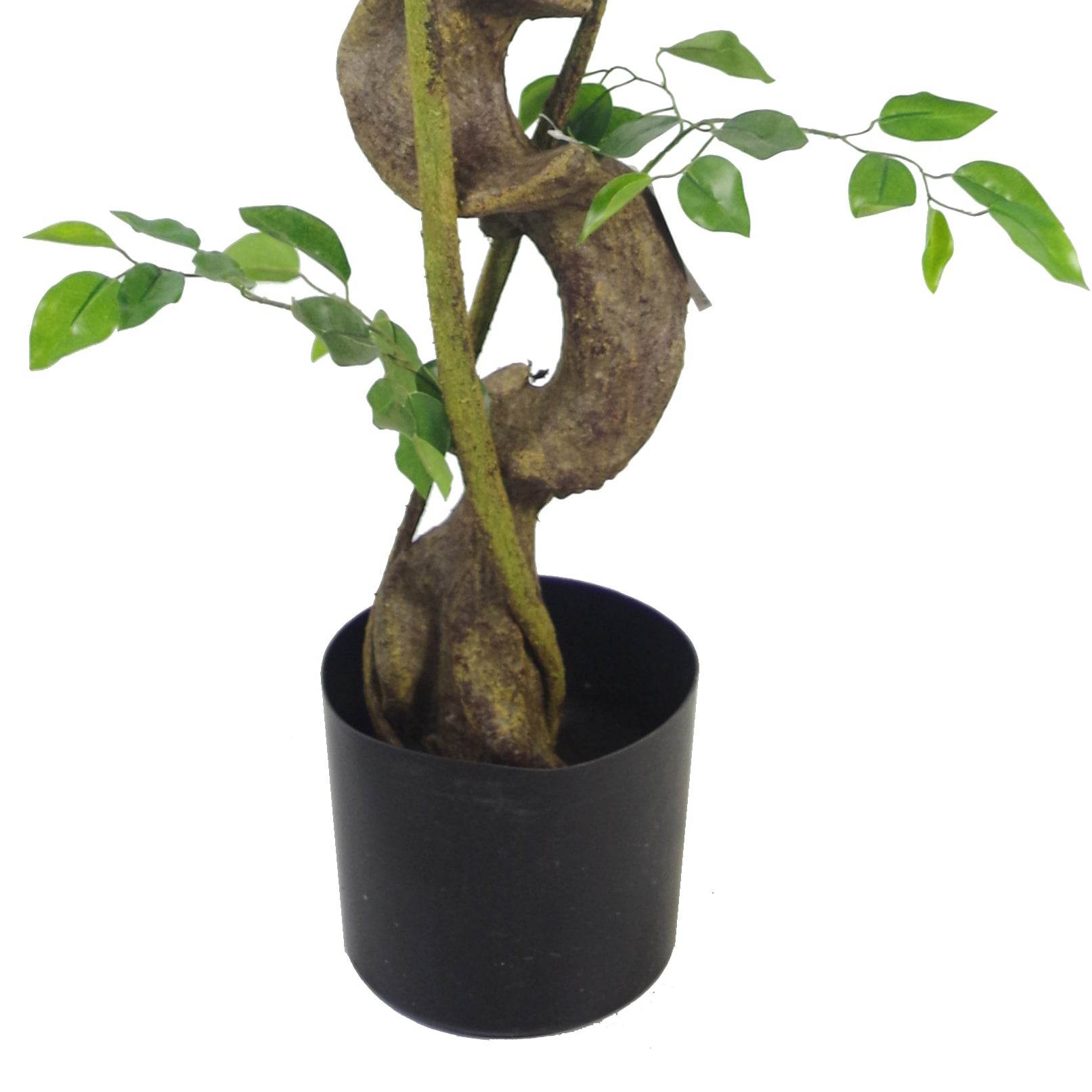 Artificial Japanese Fruticosa Tree Twisted Ficus 120cm - Evergreenery