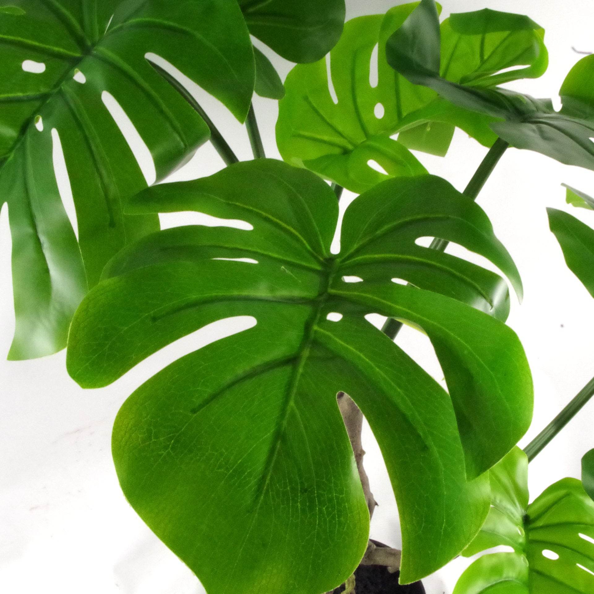 Artificial Twisted Stem Monstera Plant 120cm - Evergreenery