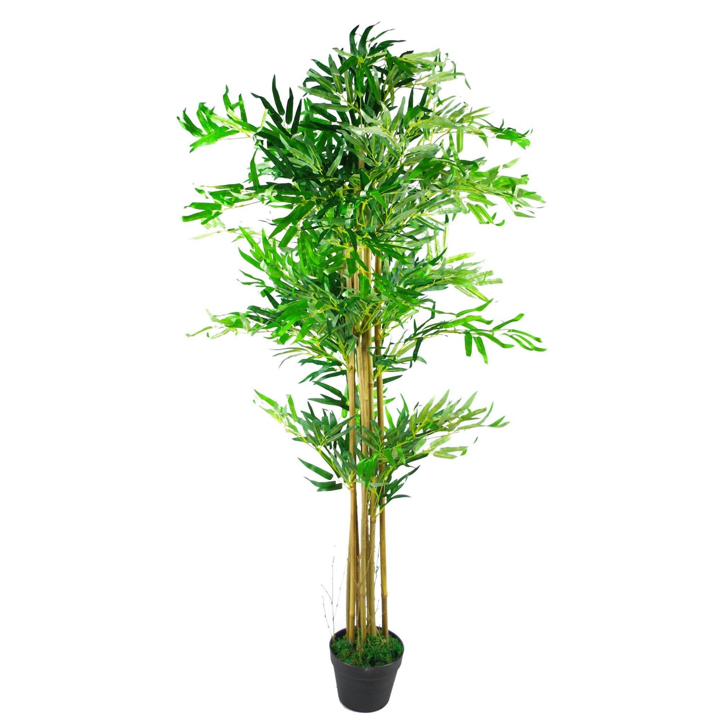 Large Artificial Bamboo Tree Plant Faux Silk Foliage 150cm (5ft) - Evergreenery
