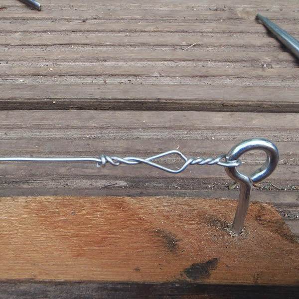Screw in Vine Eyes 75mm - Packs of 10 or 100 - Evergreenery
