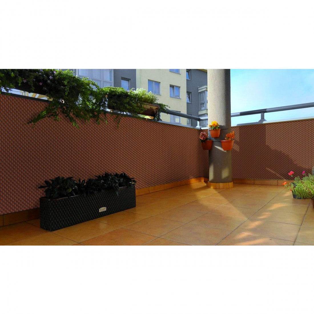 Rattan Weave Privacy Screening 1m x 1m - Evergreenery