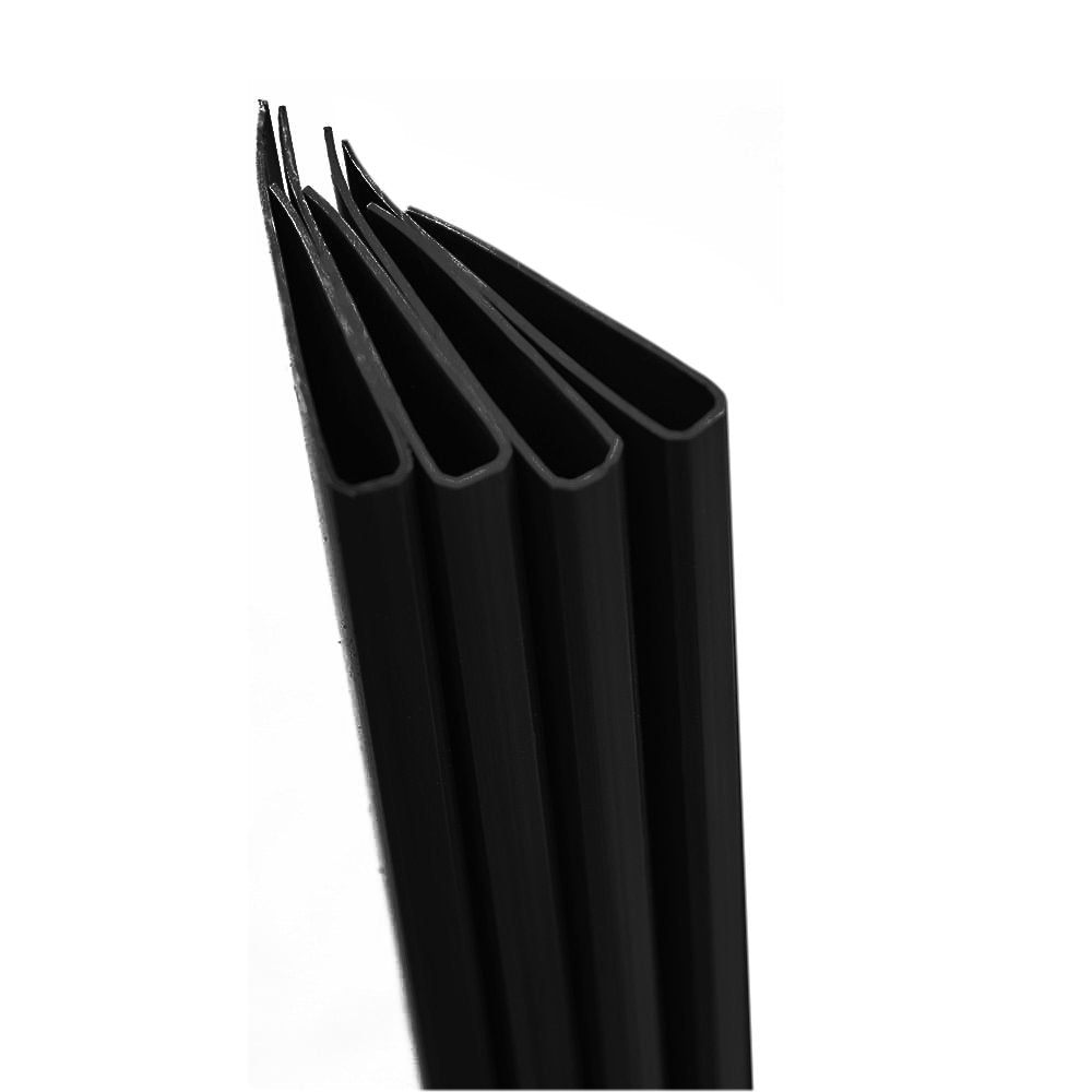Edging / Stabilising Strips for PVC Screening - Black 4 Pack