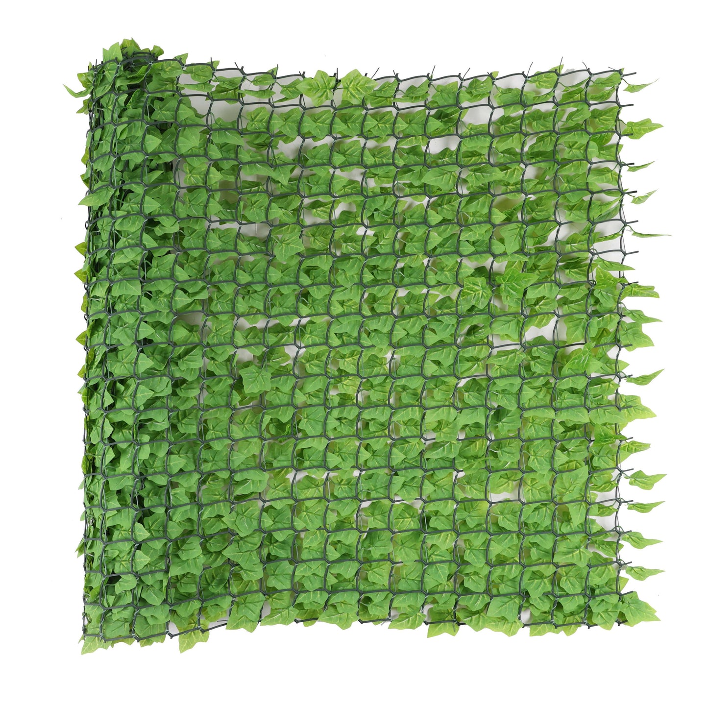 Premium Artificial Ivy Hedge Garden Fence Privacy Screening - Light Green