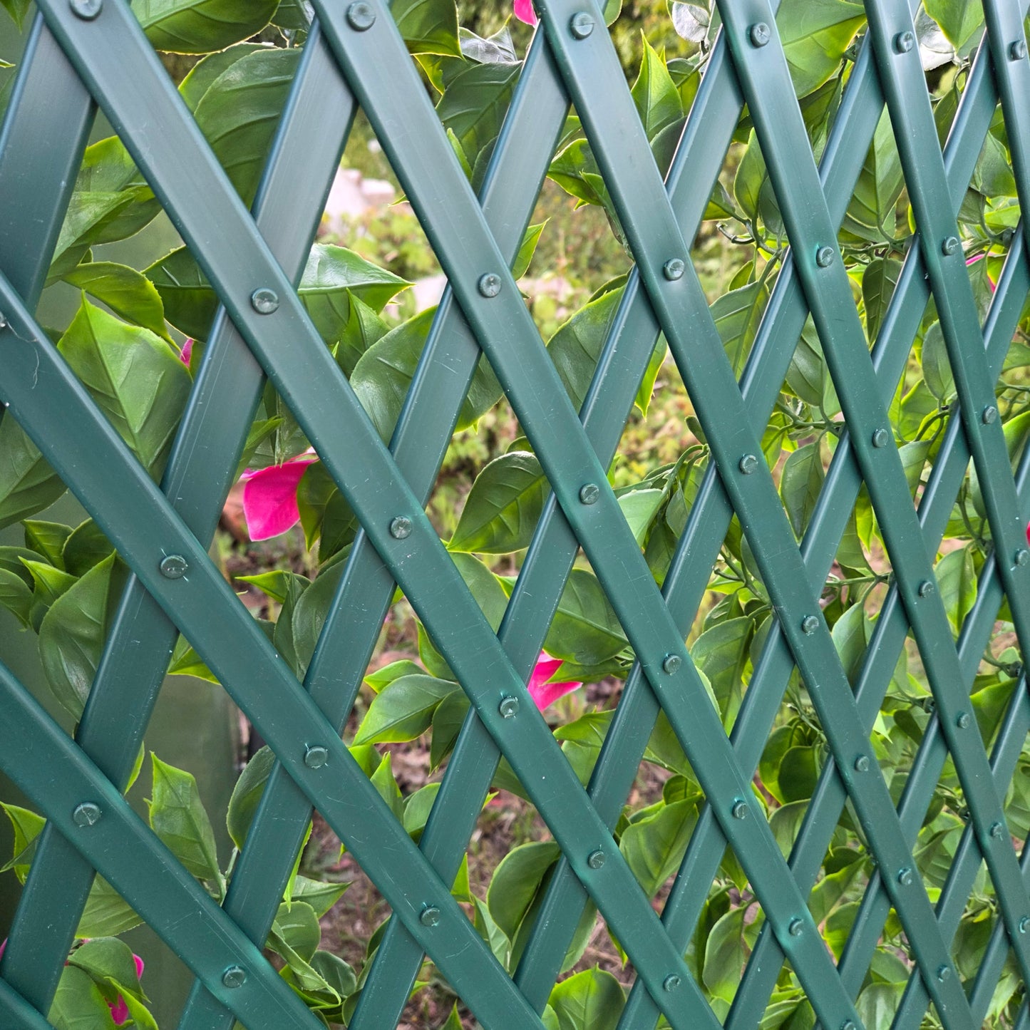 Premium Expanding Trellis Artificial Pink Bougainvillea - 1m x 2m