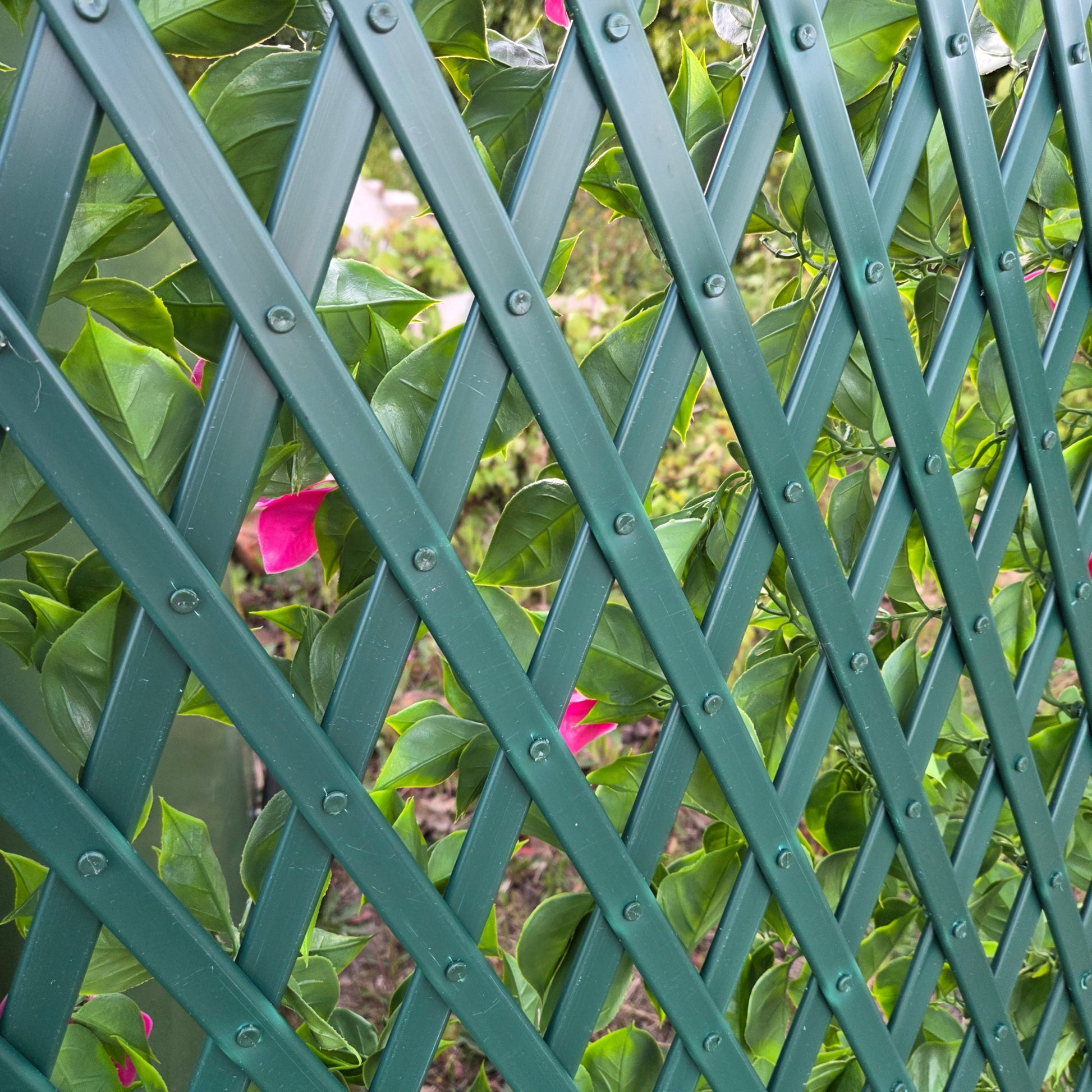 Premium Expanding Trellis Artificial Pink Bougainvillea - 1m x 2m