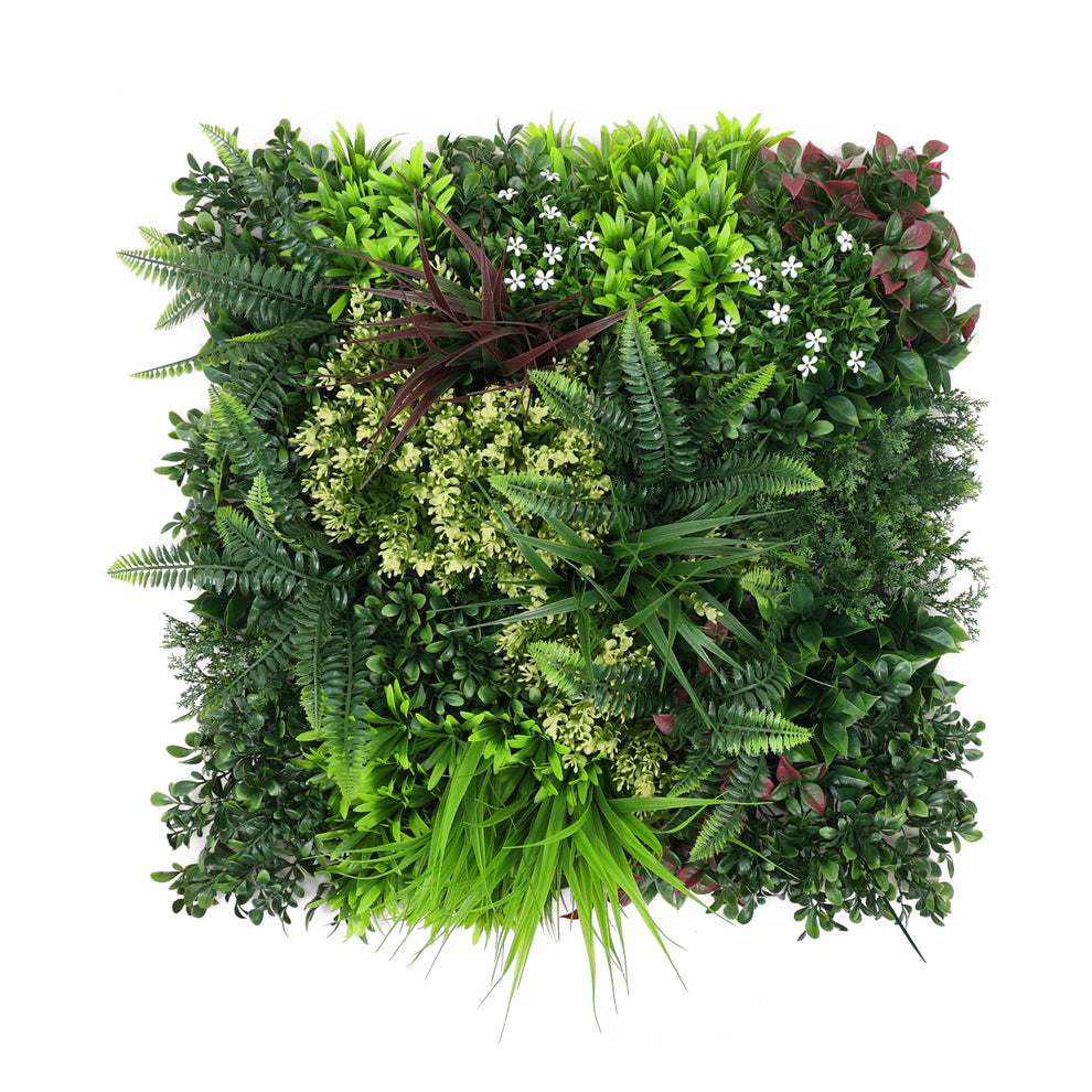 Premium Artificial Green Wall Panel 50 x 50cm - Carnival D – Evergreenery