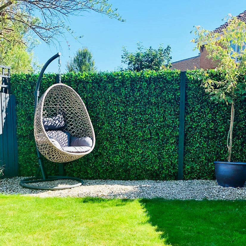 Premium Ivy Artificial Green Wall Panel 50cm x 50cm - Customer Hedge