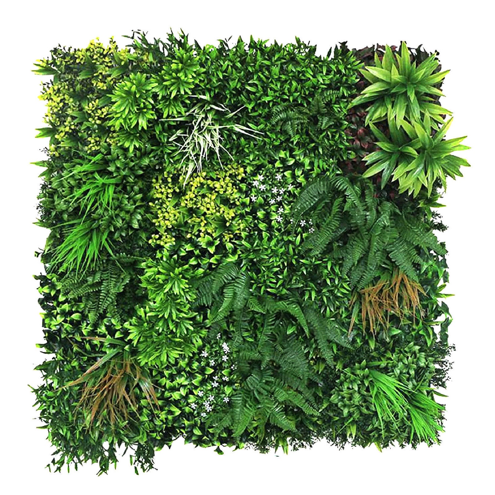 Premium Artificial Green Wall Panel 1m x 1m - Spring