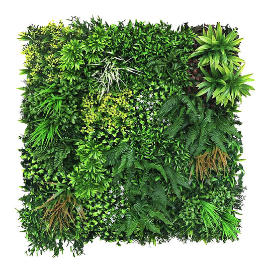 Premium Artificial Green Wall Panel 1m x 1m - Spring