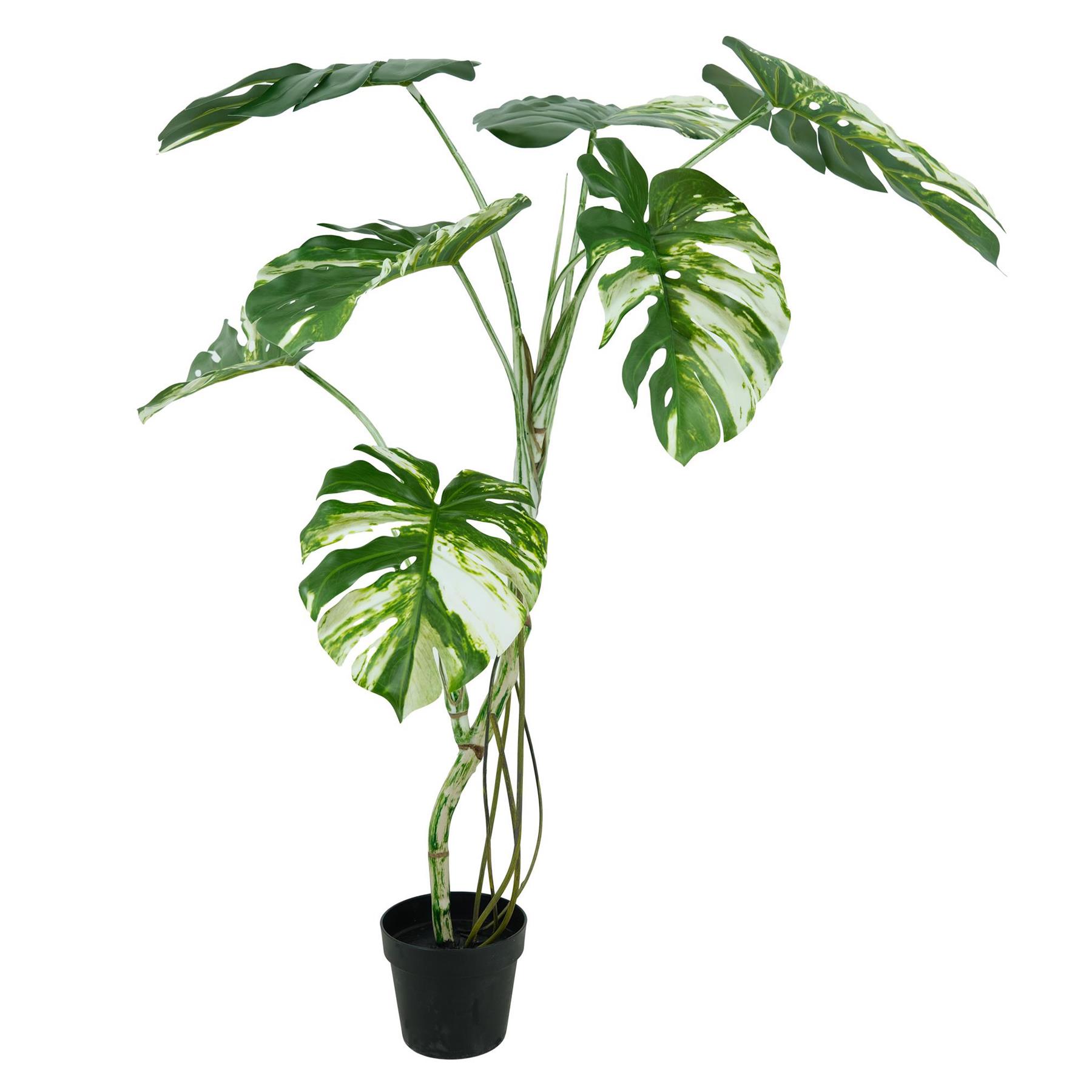 Artificial Variegated Monstera Plant 120cm