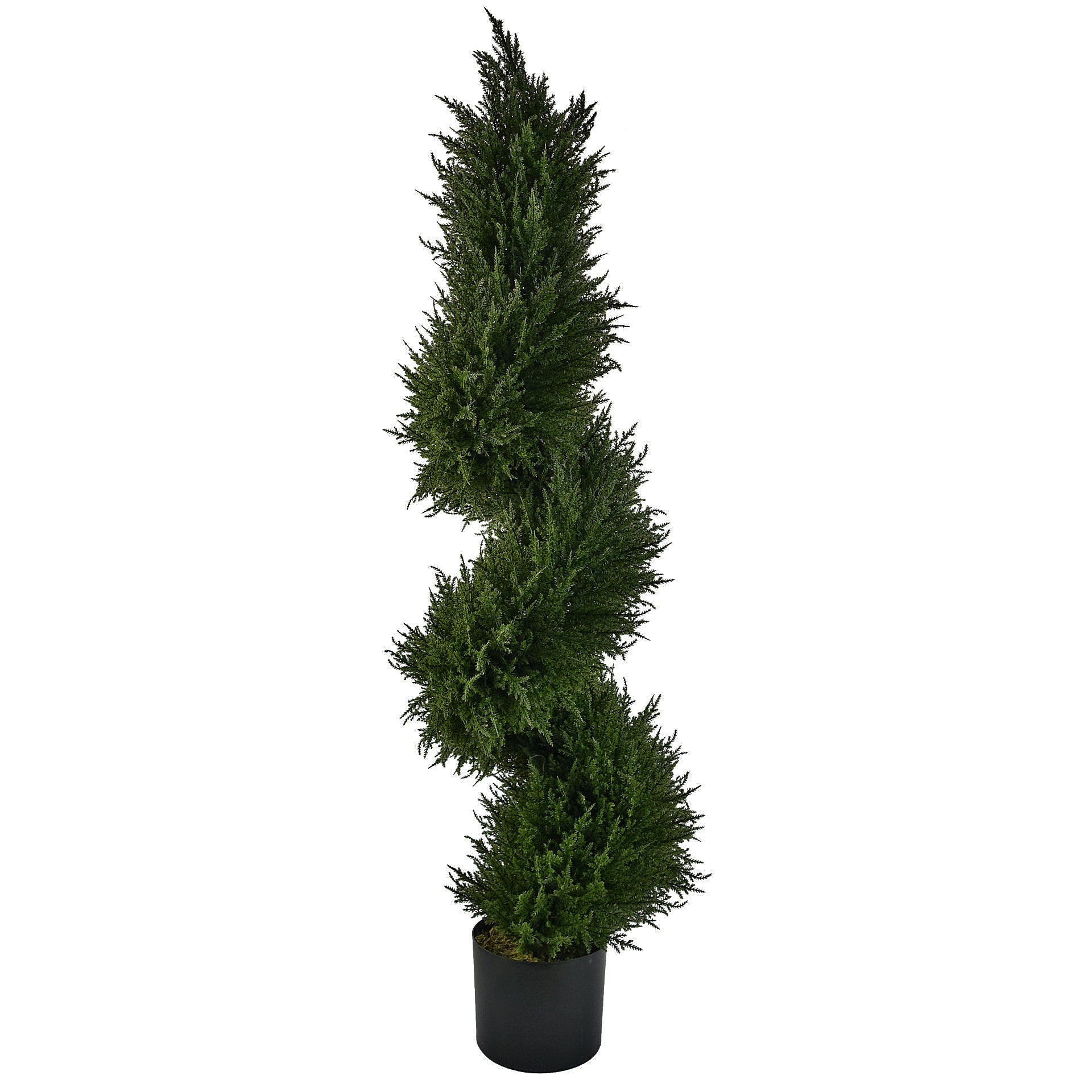 Artificial Cypress Spiral Topiary Tree 120cm – Evergreenery