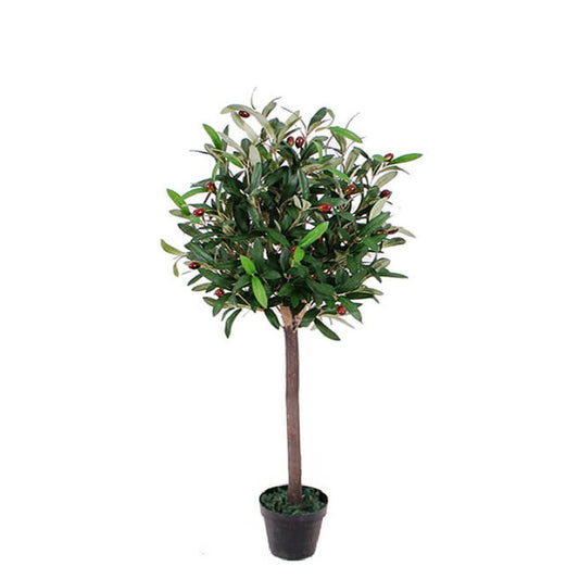 Artificial Olive Topiary Ball Tree 90cm