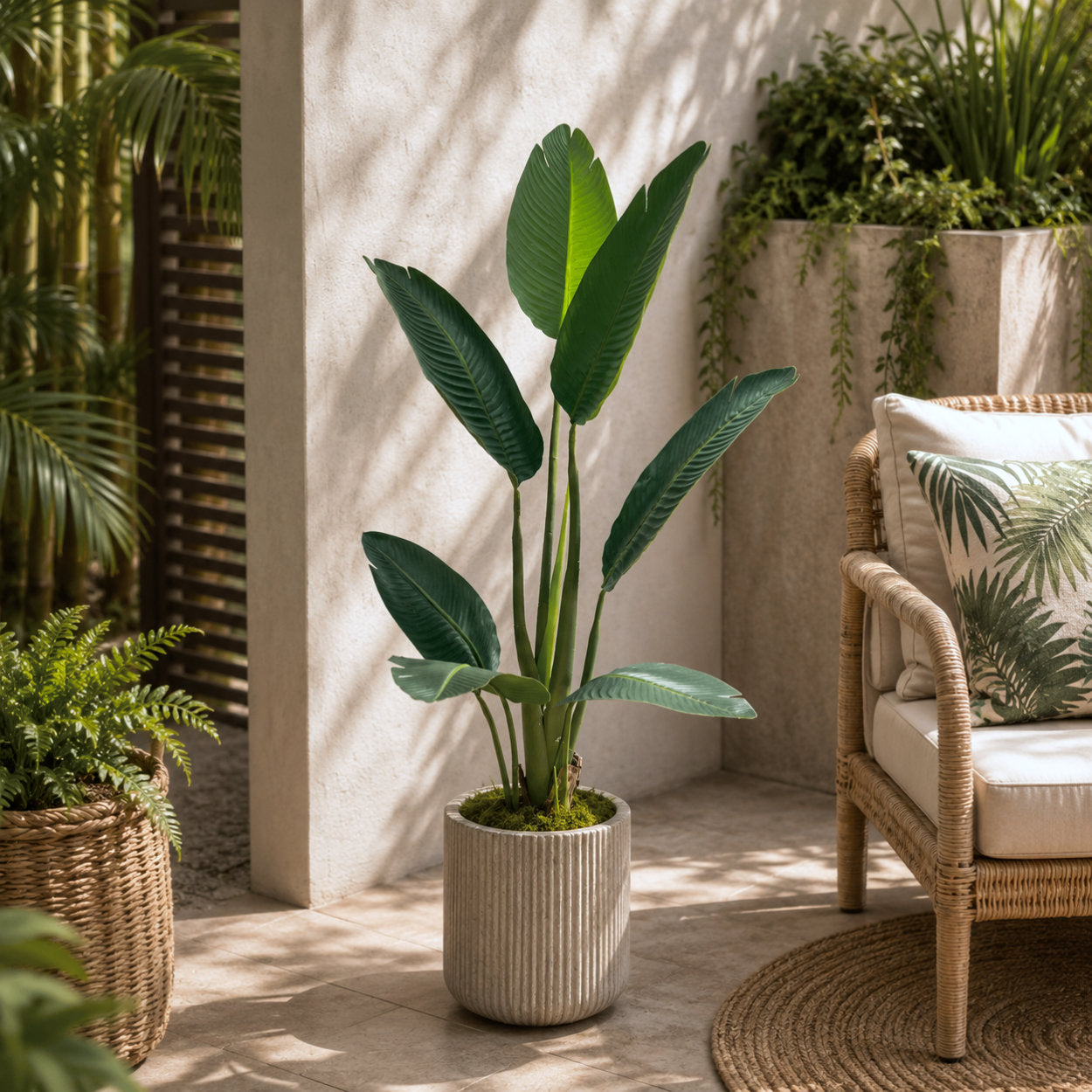 Artificial Traveller Banana Palm Tree 120cm UV Protected