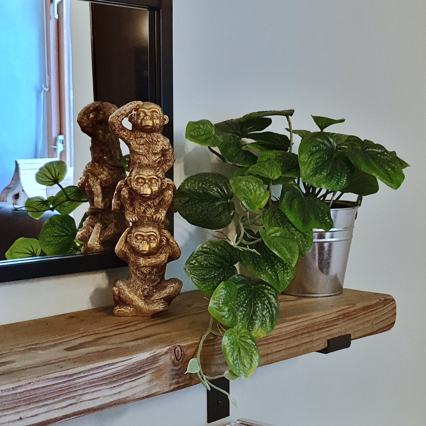 Artificial Trailing Green Pothos Plant 35cm