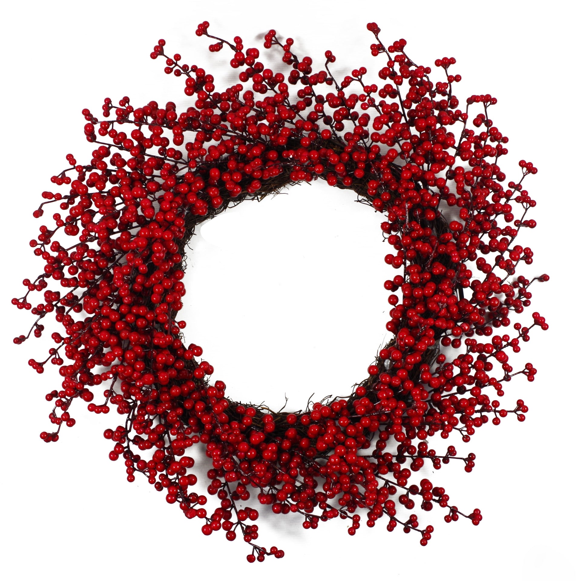 60cm Large Luxury Christmas Wreath - Red Berry Floristry