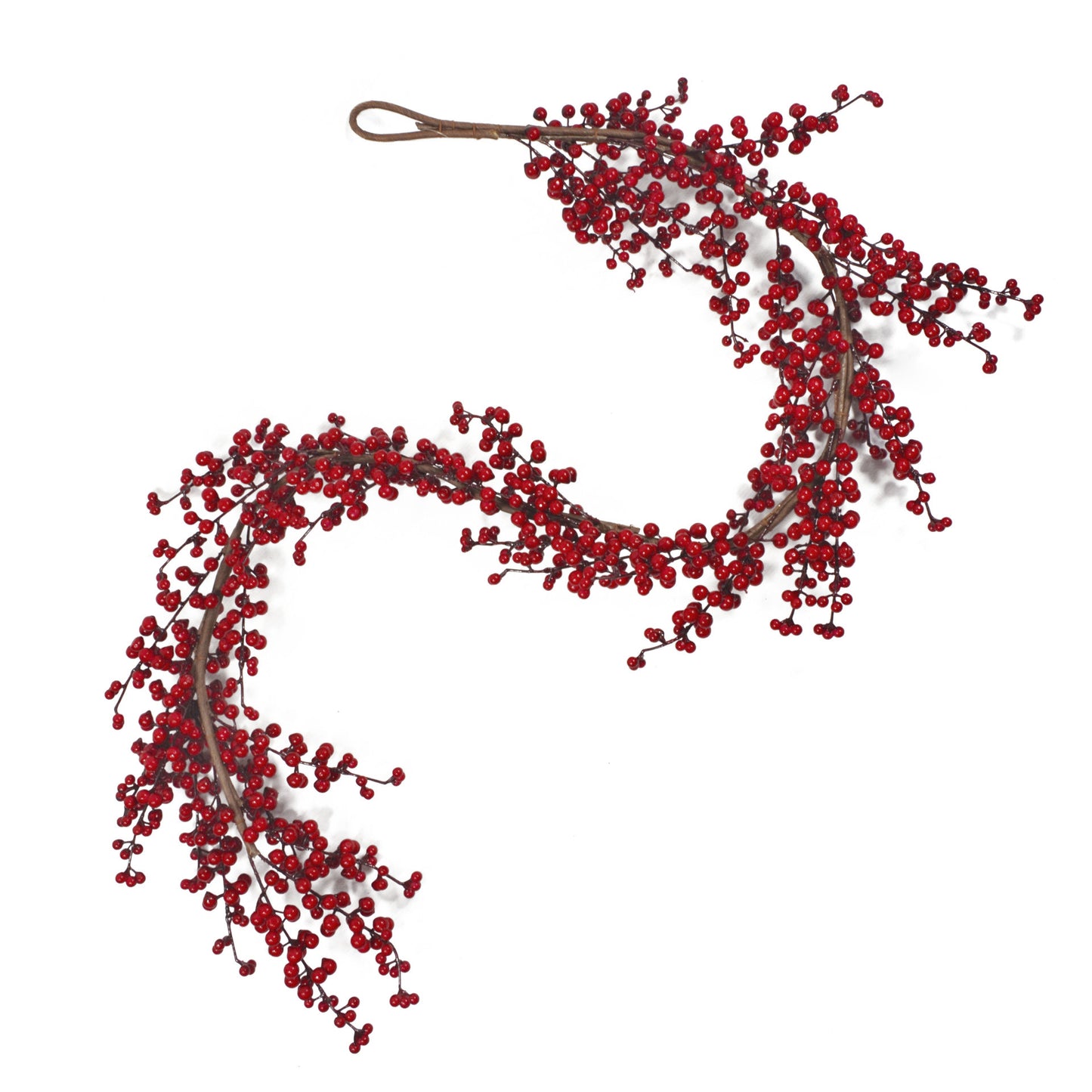Luxury Christmas Red Berry Festive Garland 150cm