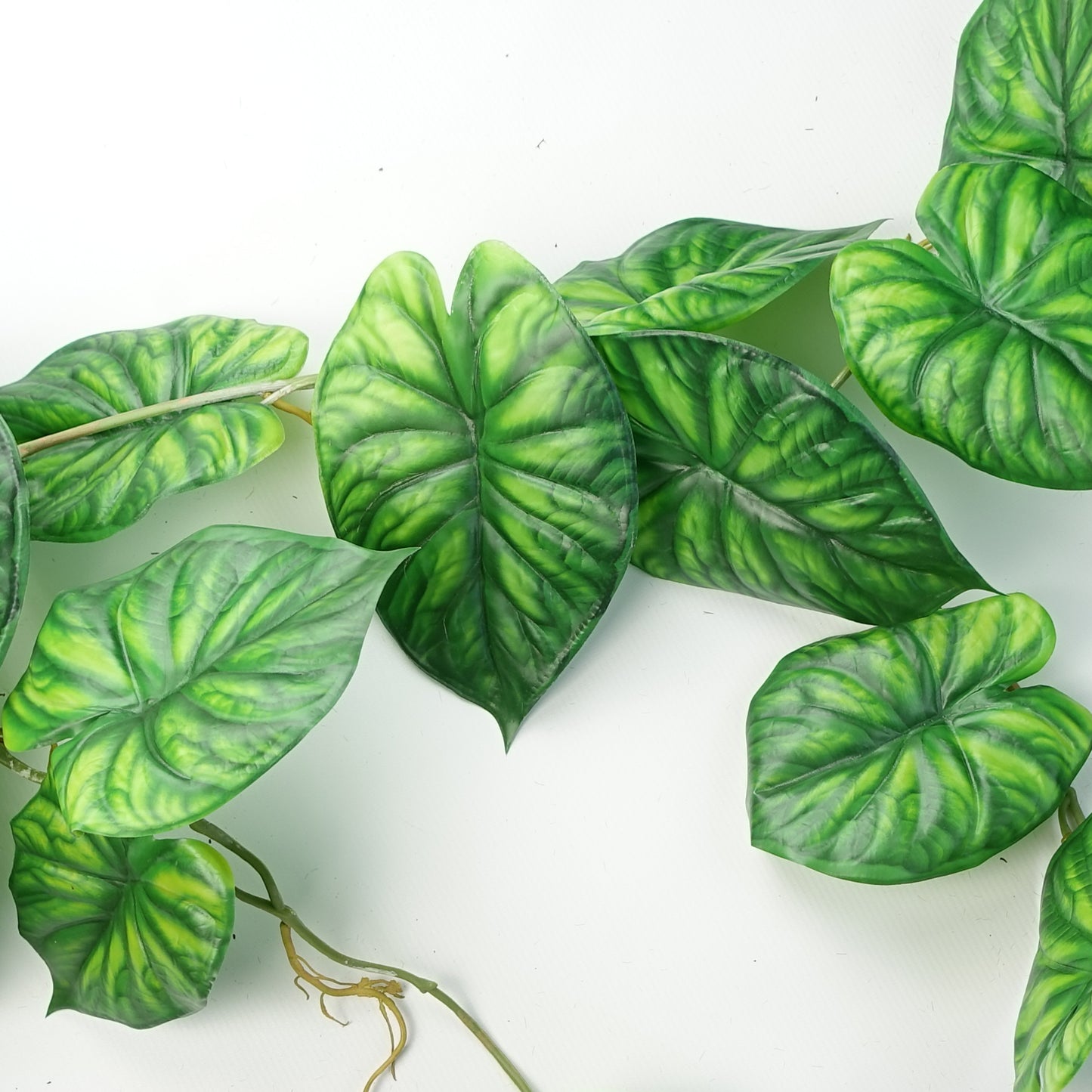 Artificial Hanging Trailing Plant Alocasia Dragon Scale 120cm - Green