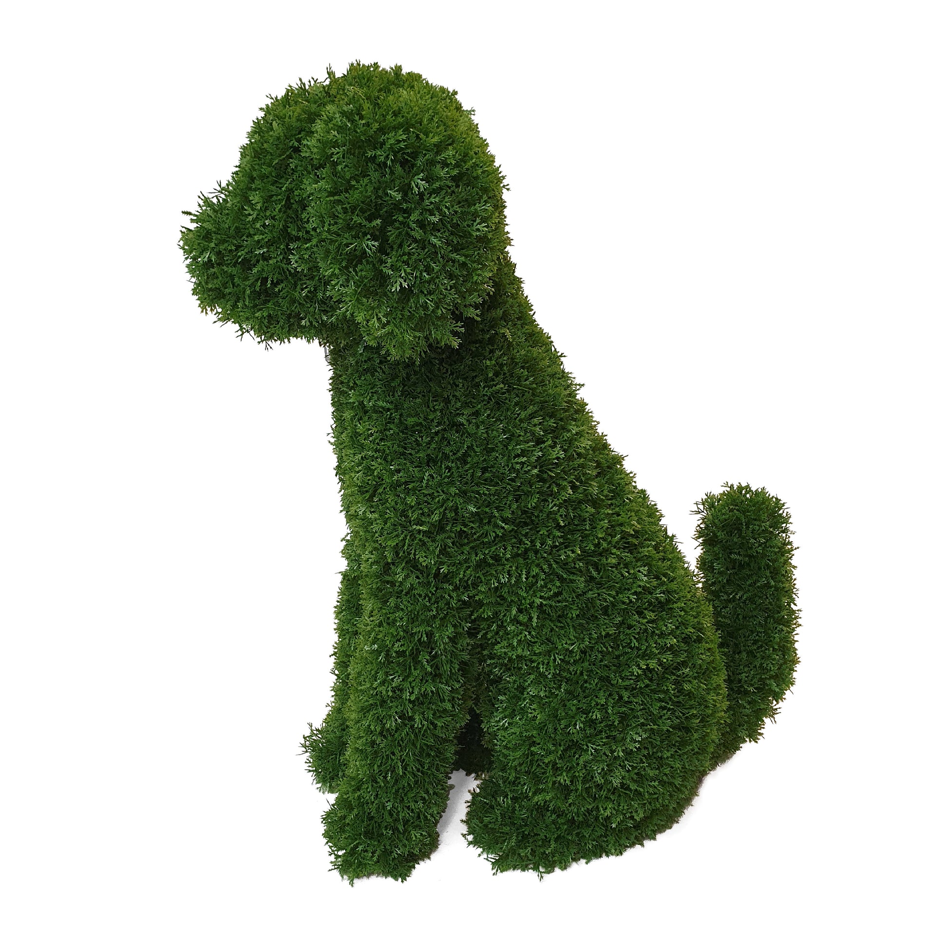 Topiary Dog Artificial Cedar Leaf 60cm