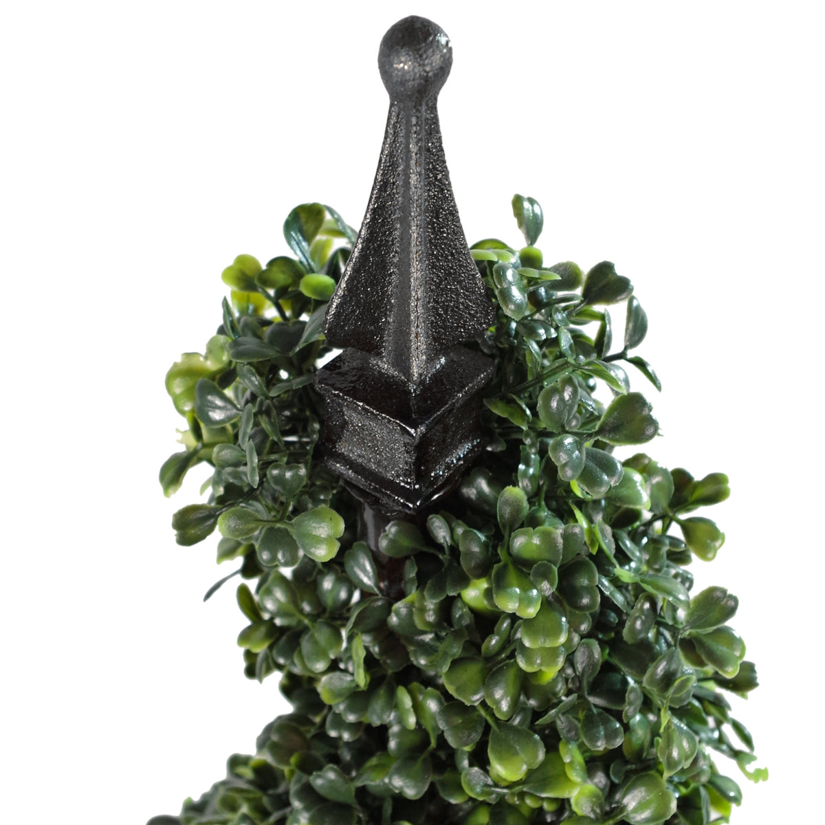 Artificial Boxwood Spiral Topiary Tree - UV Resistant Outdoor
