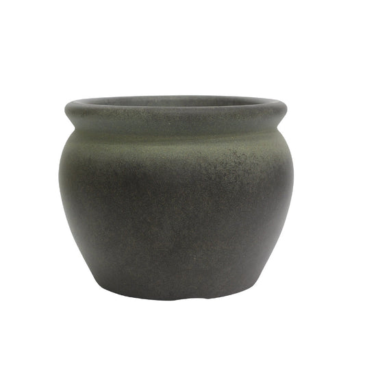 Large Belly Plant Pot 48 x 48 x 37cm – Moss Patina