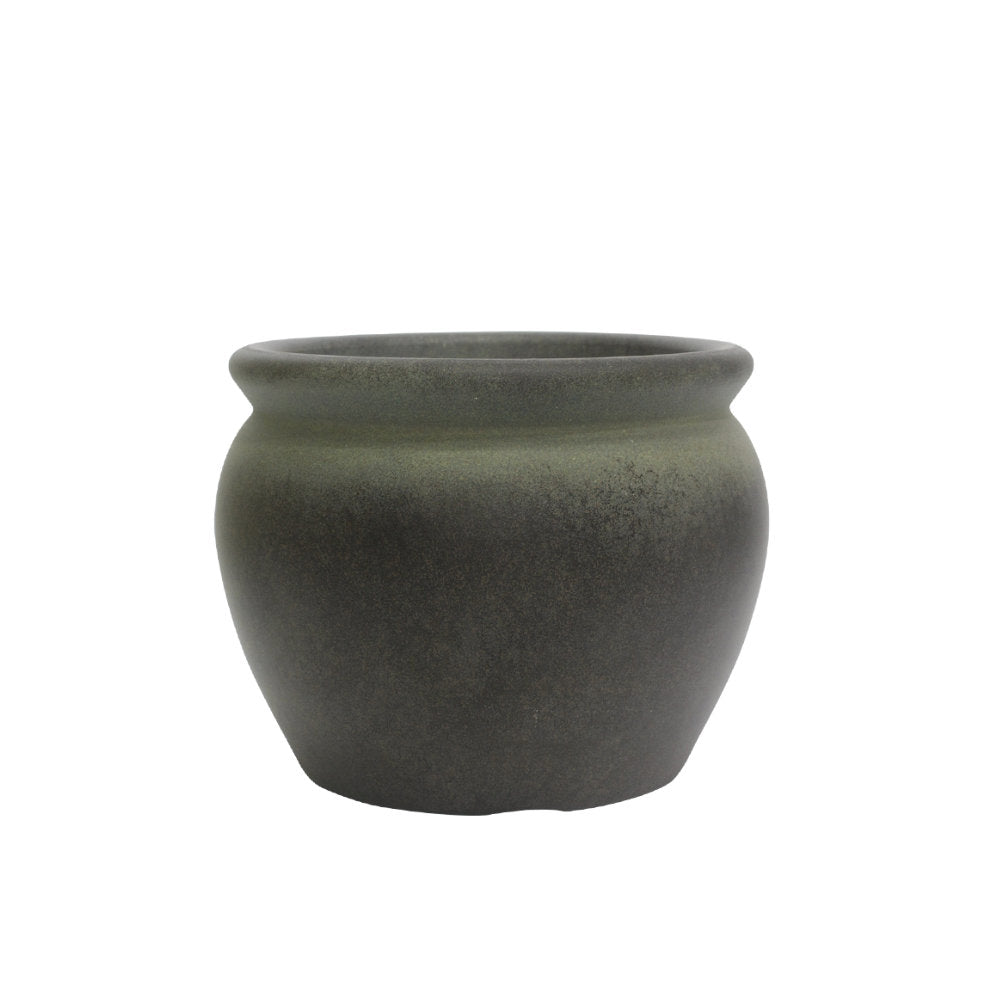 Small Belly Plant Pot  37x37x28cm 23L – Moss Patina