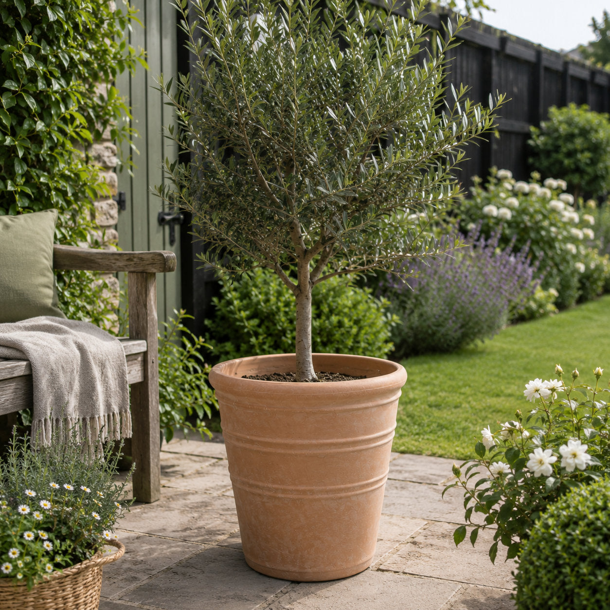Tuscany Terracotta Effect Planter 42x41cm 32L