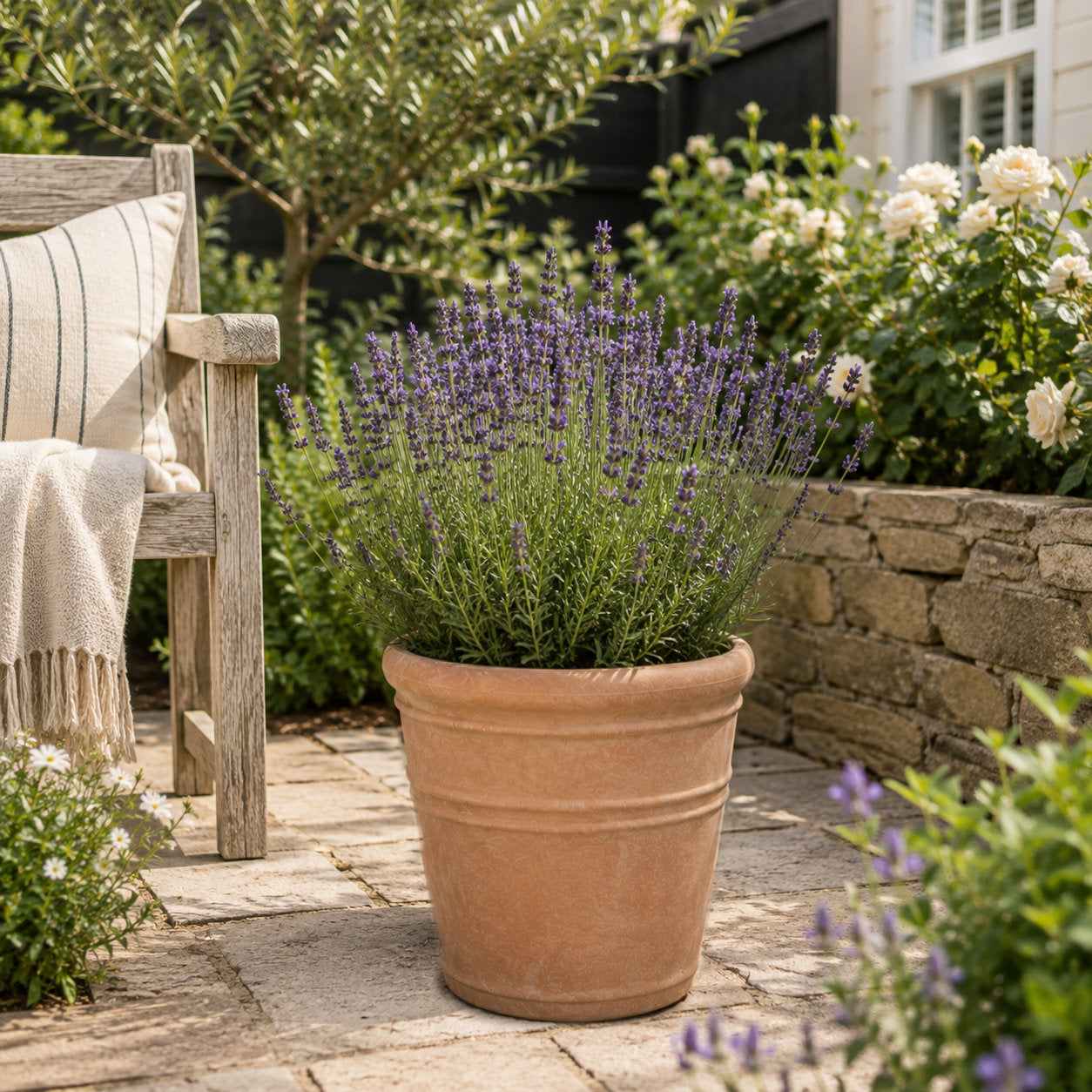 Tuscany Terracotta Effect Planter 36 x 35cm 18L