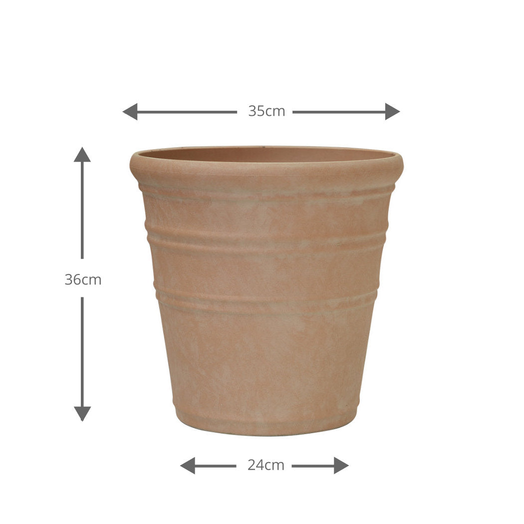 Tuscany Terracotta Effect Planter 36 x 35cm 18L