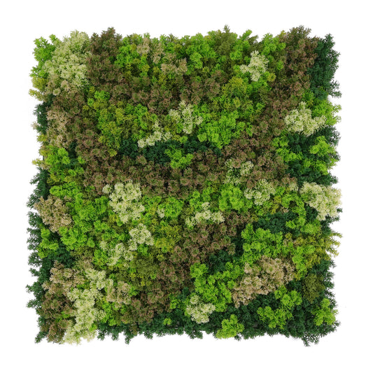 Artificial Moss Living Wall Panel 1m x 1m – Dark Green Hedge Mat
