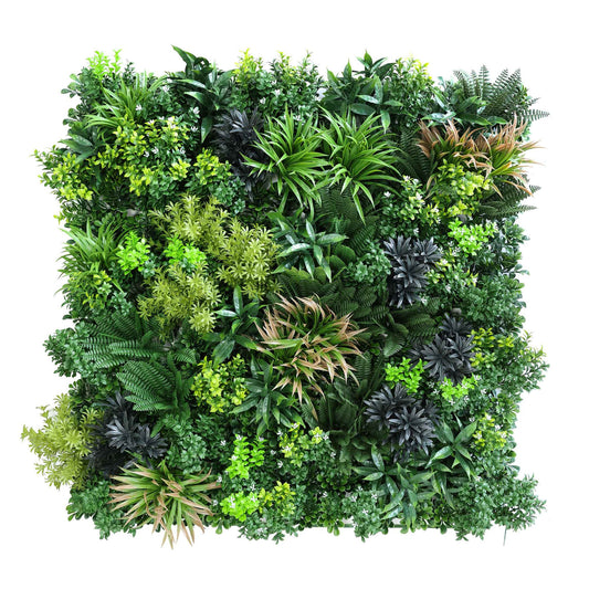 Luxury Artificial Plants Green Wall Panel 1m x 1m - Paradise