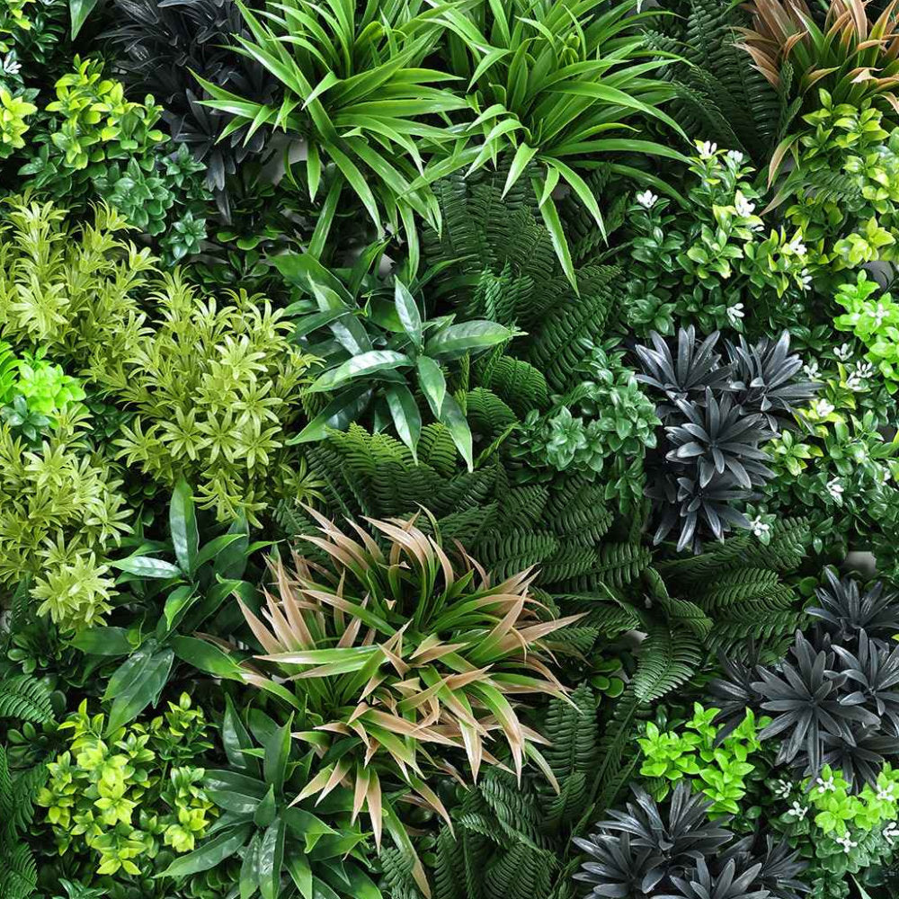 Luxury Artificial Plants Green Wall Panel 1m x 1m - Paradise
