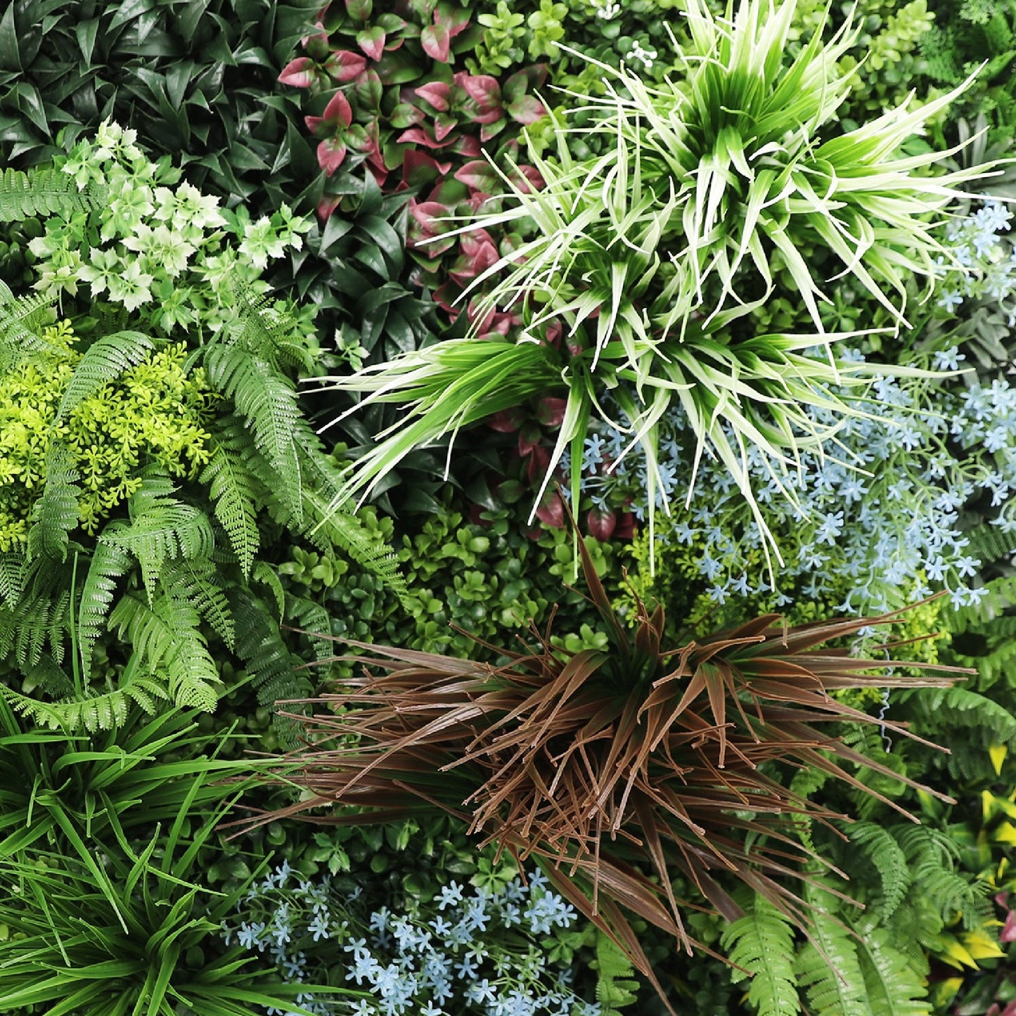 Premium Artificial Plants Green Wall Panel 1m x 1m - Pandora A