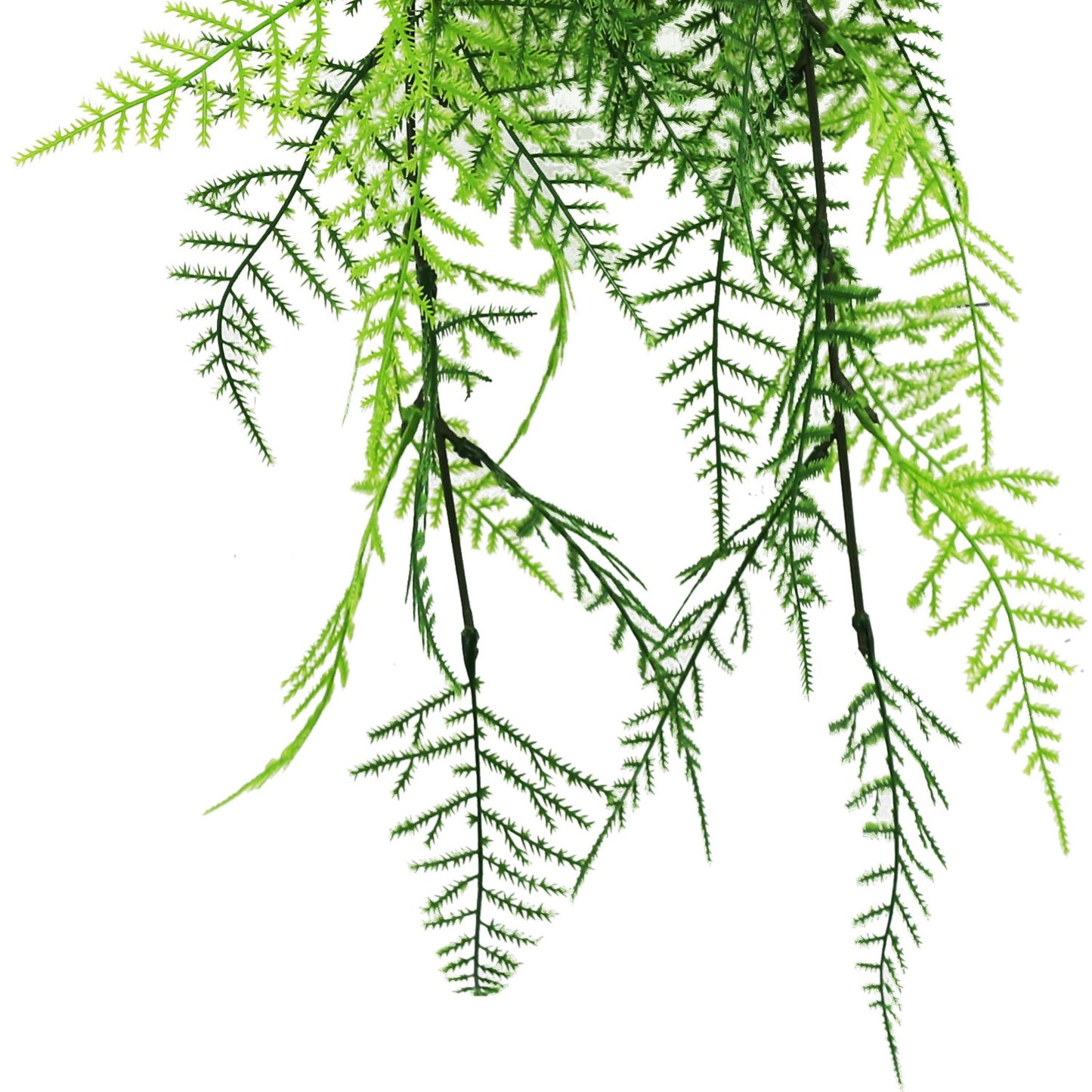 Artificial Hanging Woodland Fern Bush 77cm