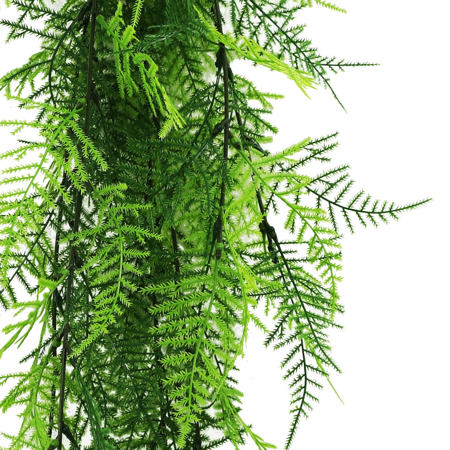 Artificial Hanging Woodland Fern Bush 77cm