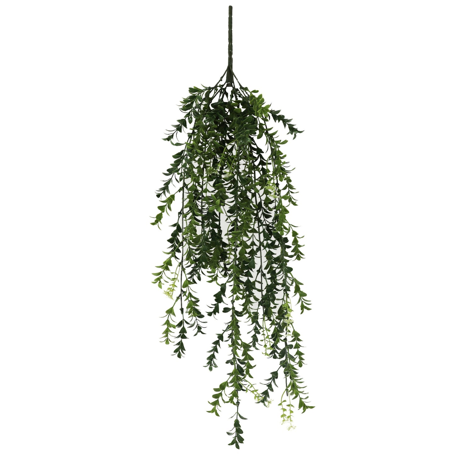 Artificial Hanging Green Leaf Bush 75cm