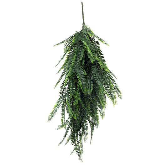 Artificial Hanging Boston Fern Bush 85cm