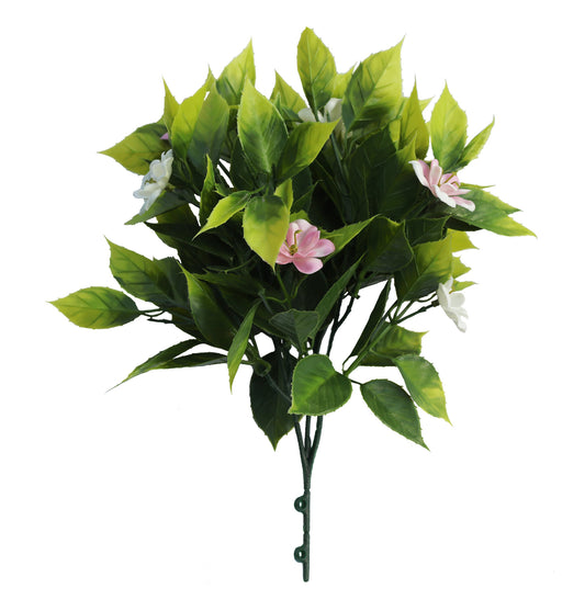 Artificial Wild Rose Branch 28cm