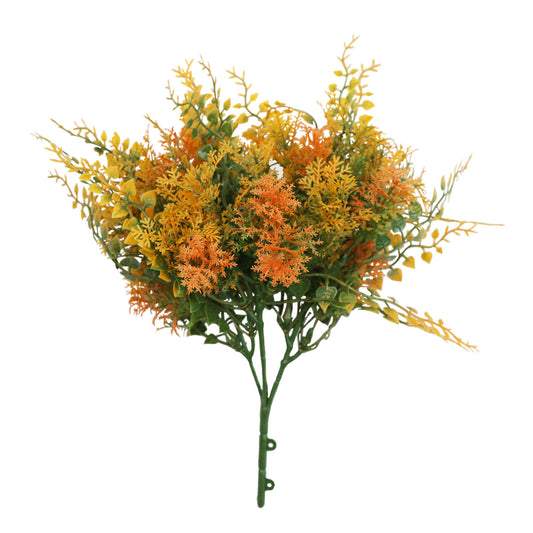 Artificial Autumn Foliage Branch 28cm