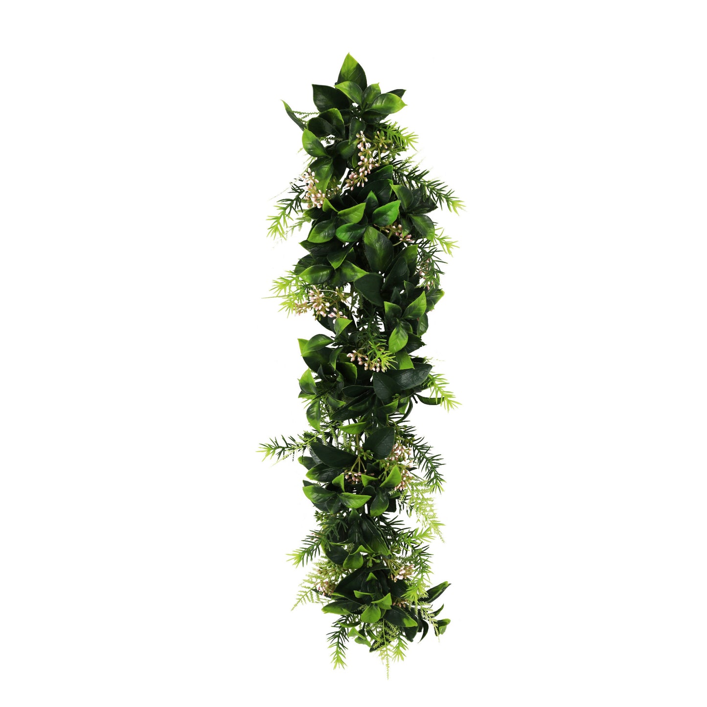 Artificial Trailing Pink Flowering Garland 50cm