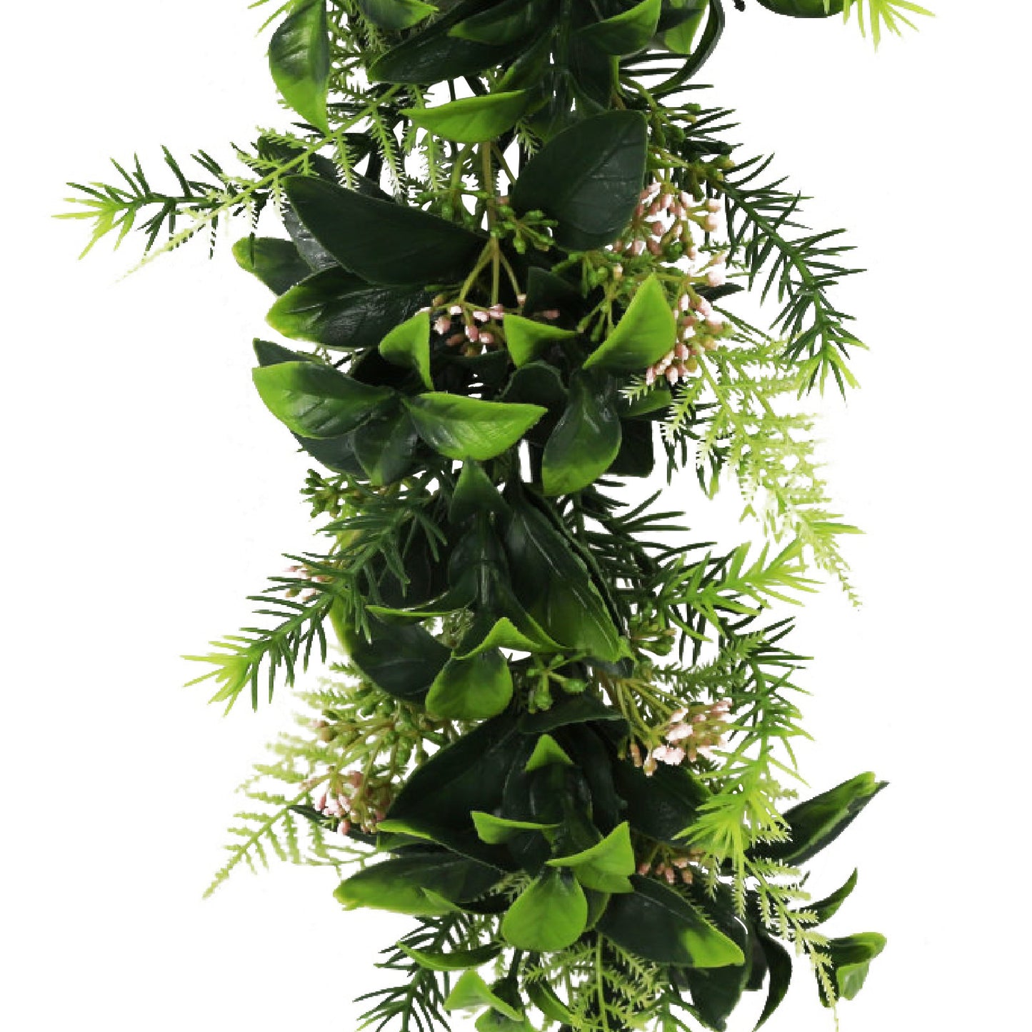 Artificial Trailing Pink Flowering Garland 50cm