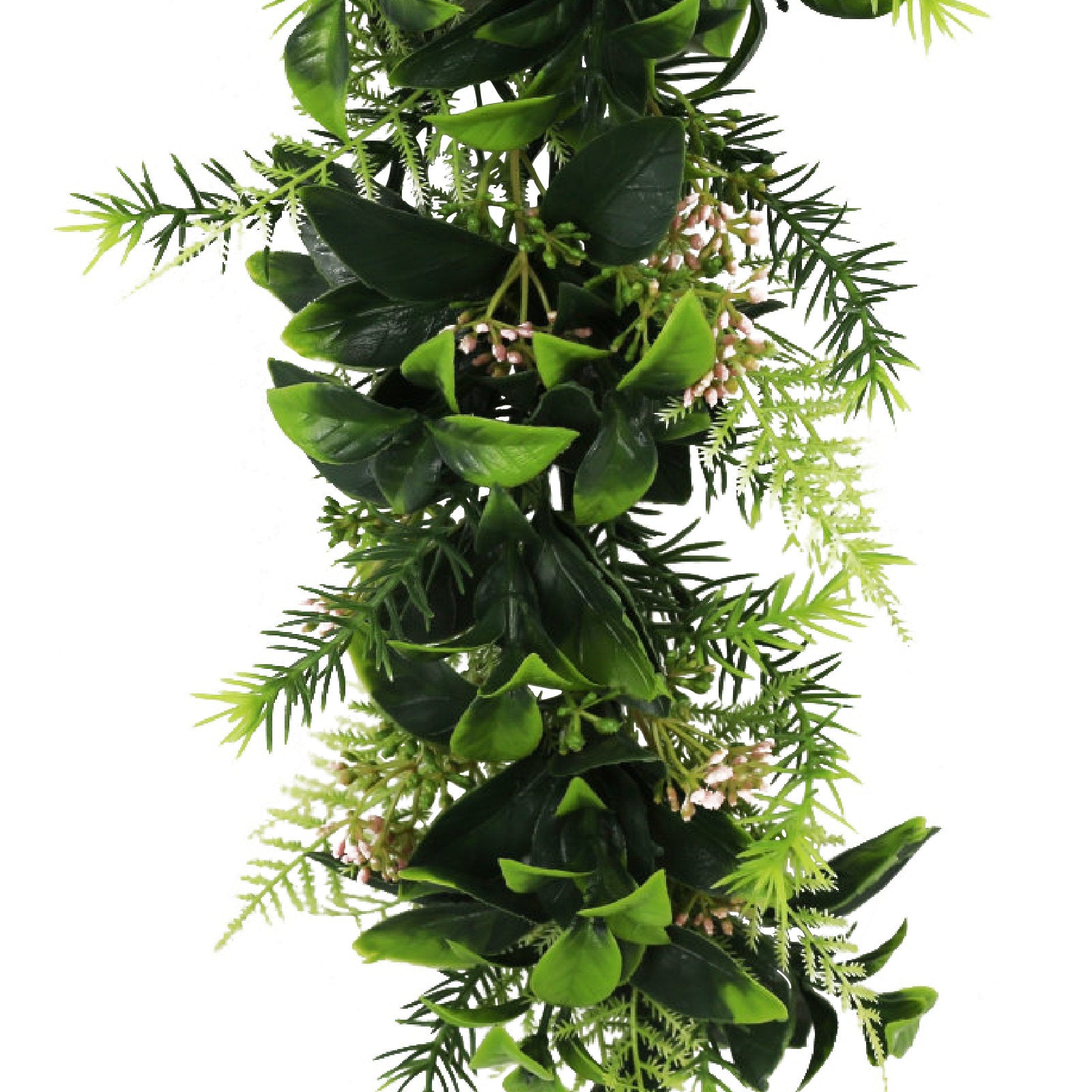Artificial Trailing Pink Flowering Garland 50cm