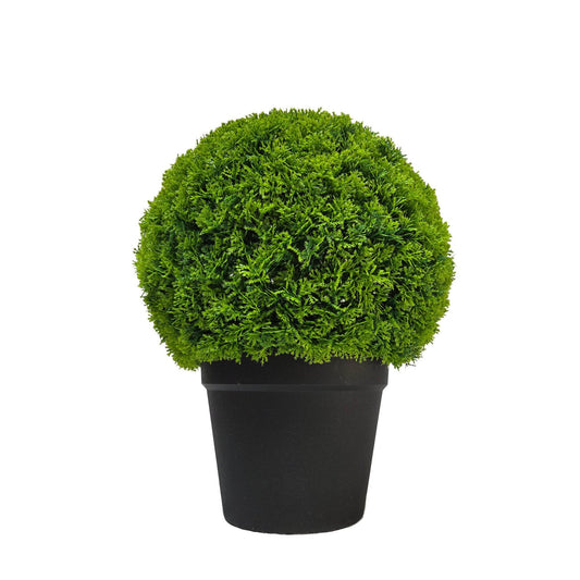 Artificial Cypress Topiary Ball - 30cm - Evergreenery