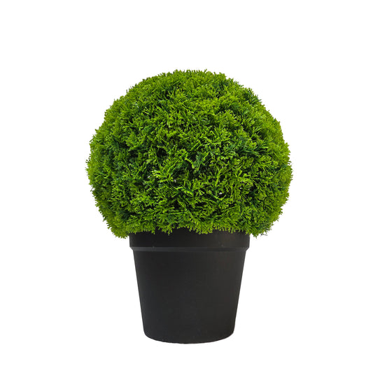 Artificial Cyprus Topiary Ball - 30cm