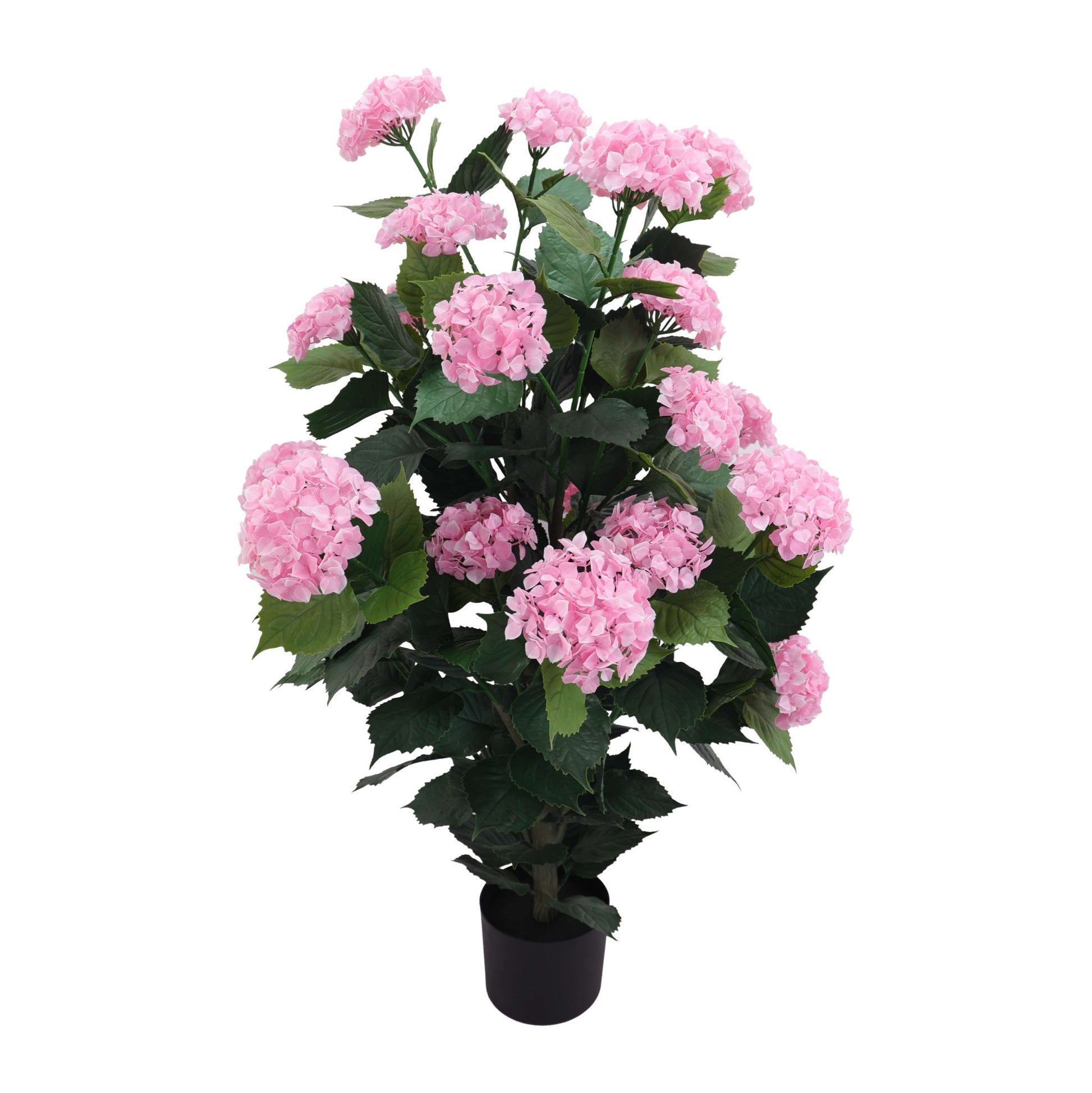 Artificial Hydrangea Bush Pink UV Protected - 120cm