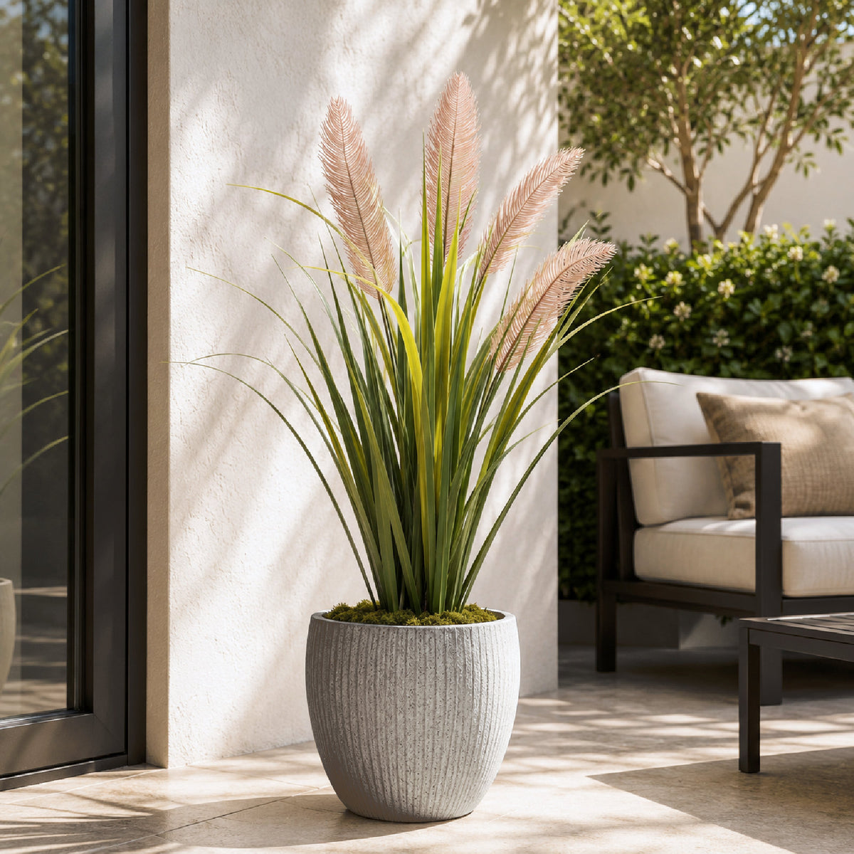 Artificial Pampas Grass Plant UV Protected - 90cm