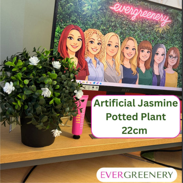 Potted Artificial Jasmine Plant 22cm