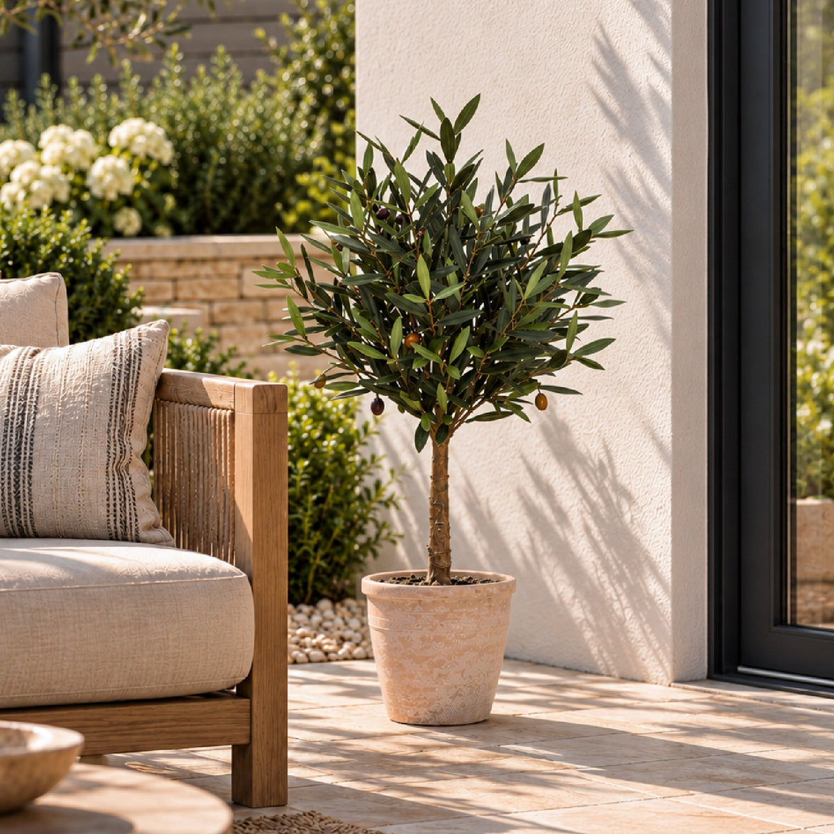 Artificial Olive Tree UV Resistant Outdoor - 90cm
